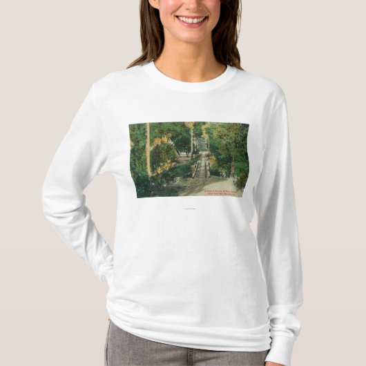 Alum Rock Park Picnic Grounds Vista Uitzicht T-shirt (Voorkant)