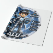 Aluminium ATOMIVRA Cadeaupapier (Uitgerold)