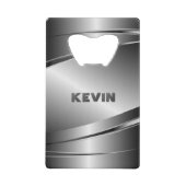 Aluminium brossé gris métallique (Devant)