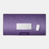 aluminium brossé minimal métallique violet métalli (Clavier et souris)