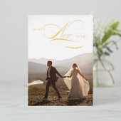 Aluminium Carte de vœux de Nouvel An en feuille d'aluminium (Debout devant)