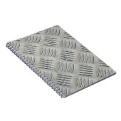Aluminium Diamant Patroon Notitieboek (Rechterzijde)