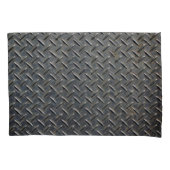 Aluminium Donker: Rhombus Shape Design Kussensloop (Voorkant)