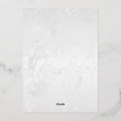 Aluminium Invitation de mariage islamique luxueuse en feuill (Verso)