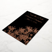 Aluminium Invitation de sauvegarde de dates en feuille d'alu (Rotation)