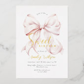 Aluminium Invitation en feuille brillante pour les 16 ans de (Recto)