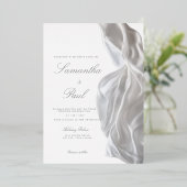 Aluminium Invitation en feuille d'aluminium (Debout devant)