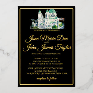 Aluminium Invitation en feuille d'aluminium