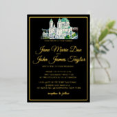 Aluminium Invitation en feuille d'aluminium (Debout devant)