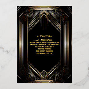 Aluminium Invitation en feuille d'aluminium
