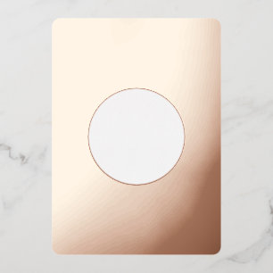 Aluminium Invitation en feuille d'aluminium 5" x 7"