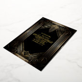 Aluminium Invitation en feuille d'aluminium Art Déco (Rotation)
