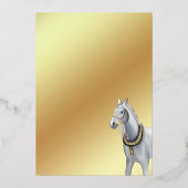 Aluminium Invitation en feuille d'aluminium d'anniversaire a (Verso)