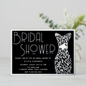 Aluminium Invitation en feuille d'aluminium pour douche de m (Debout devant)