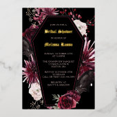 Aluminium Invitation en feuille d'aluminium pour douche de m (Recto)