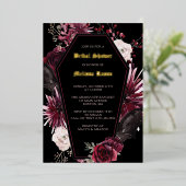 Aluminium Invitation en feuille d'aluminium pour douche de m (Debout devant)