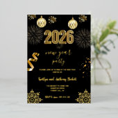 Aluminium Invitation en feuille d'aluminium pour la soirée d (Debout devant)