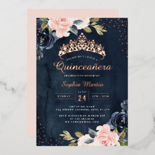 Aluminium Invitation en feuille d'aluminium pour Quinceanera