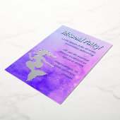 Aluminium Invitation en feuille d'aluminium représentant une (Rotation)