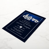 Aluminium Invitation en feuille d'argent pour les 25 ans de  (Rotation)