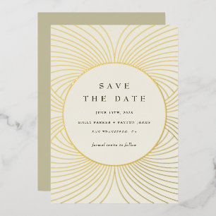 Aluminium Invitation en feuille d'or byzantin