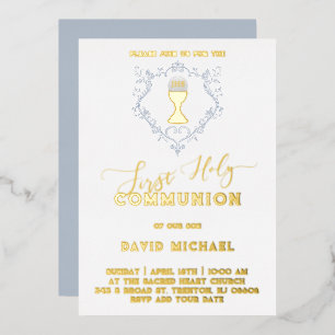Aluminium Invitation en feuille métallique pour la première