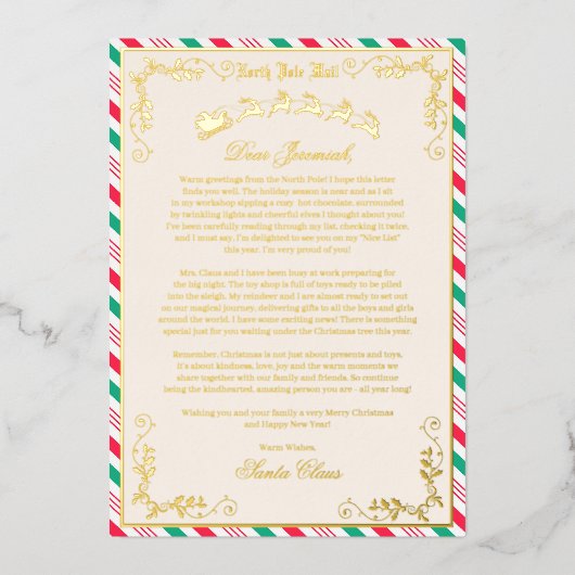 Aluminium Invitation personnalisée en feuille d'aluminium de (Recto)