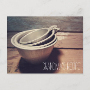  aluminium maatbekers Recept Kaart