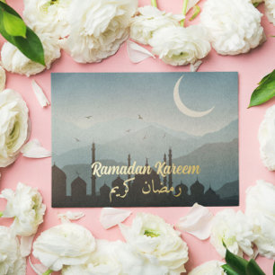 Aluminium Ramadan Kareem Ramadan Moubarak Invitation en alum