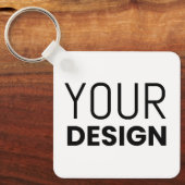 Aluminium Square Sleutelhanger [+andere vormen] (Voorkant)