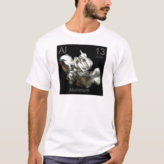 aluminium t-shirt (Voorkant)