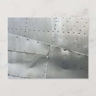 Aluminium Vliegtuig Briefkaart