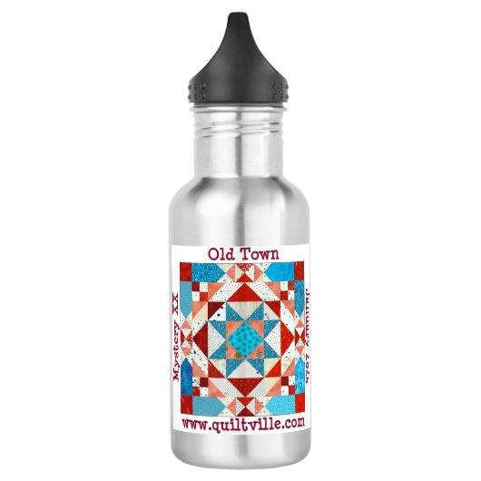 Aluminium waterfles voor het mysterie van de oude  waterfles  (Links)