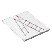 Aluminiumstapladder Notitieblok (Schuin)