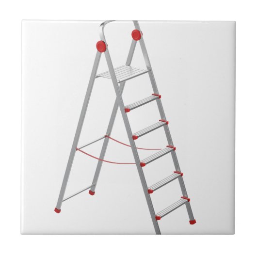 Aluminiumstapladder Tegeltje (Voorkant)