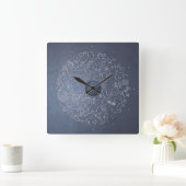 aluminum wire ornaments vierkante klok (Huis)