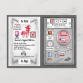 Alumna - Aluminium Horn Carte de jeu Unicorn (Devant)