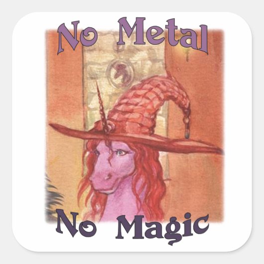 Alumna No Metal No Magic Stickers (Voorkant)