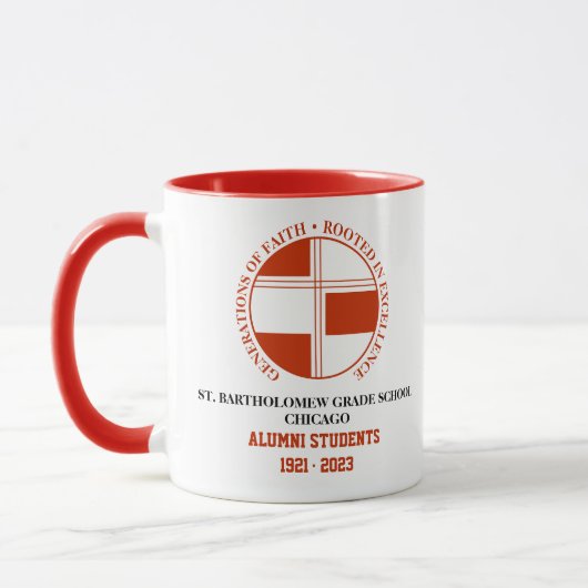 Alumni Mug de l'école secondaire St. Bartholomew (Gauche)