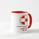 Alumni Mug de l'école secondaire St. Bartholomew (Devant droit)