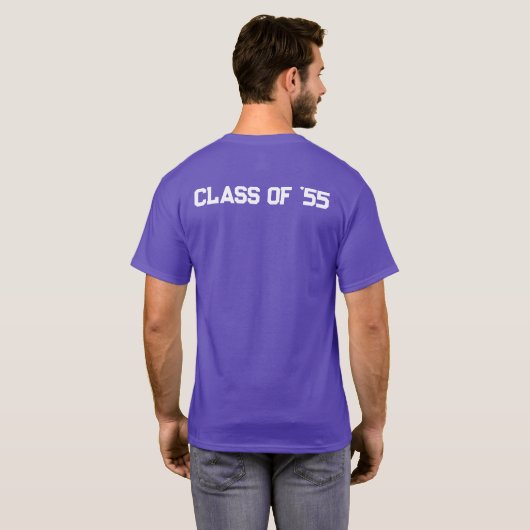 Alumniklasse van '55 T-Shirt (Achterkant volledig)