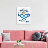 Alvarez Family Crest Canvas Afdruk (Insitu (Woonkamer))