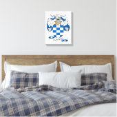 Alvarez Family Crest Canvas Afdruk (Insitu (Slaapkamer))