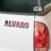 Alvaro Nom Vorname USA Aufkleber Sticker Auto (Sur camion)