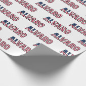 Alvaro Vorname Name USA US Geschenkpapier Papier (Hoek)