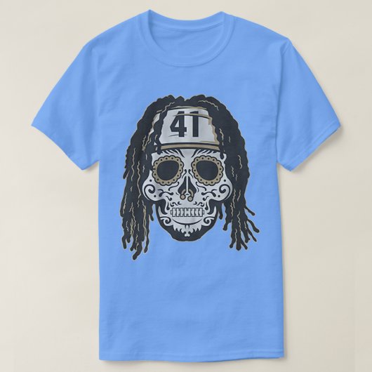 Alvin Kamara-suikerschedel T-shirt (Design voorkant)