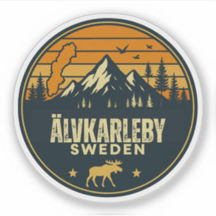 Älvkarleby, Zweden Sverige Sticker