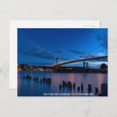 Alvsborgsbron Gothenburg Sunset Sky Briefkaart (Voorkant / Achterkant)