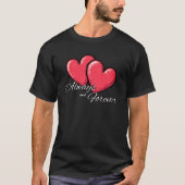 Always and Forever Shirt - Red Heart Graphic Tee (Voorkant)