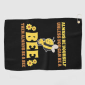 Always Be A Bee Golfhanddoek (Horizontaal)